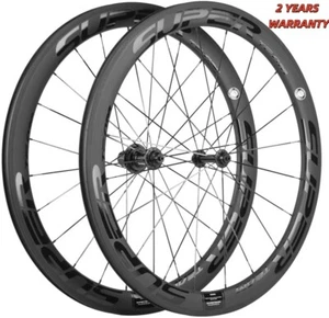 50mm Road Bike Carbon Wheels 25mm Clincher U Shape Carbon Wheelset UCI Approved - Picture 1 of 9