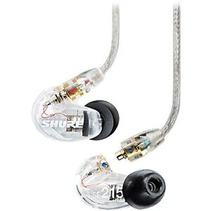 Shure SE215CL Sound Isolation Earphones (Clear)