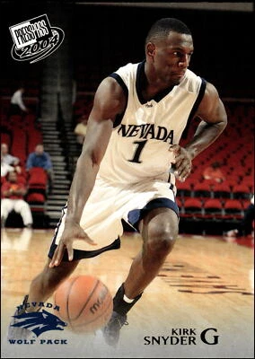 2004 Press Pass #27 Kirk Snyder   Rookie Nevada Wolf Pack - Image 1 of 2