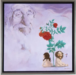 CHARLES BRAGG - "GARDEN OF EDEN" OIL PAINTING ON CANVAS SIGNED CIRCA 2002 - Picture 1 of 3