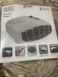 Black+Decker BXSH37005GB Heizlüfter, 2 Heizstufen, 1 Lüftereinstellung, einstellbar - Bild 1 von 2
