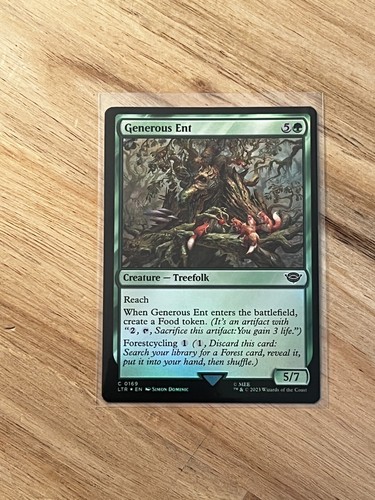Generous Ent Lord of the Rings MTG Magic Common Creature 0169 Foil | eBay
