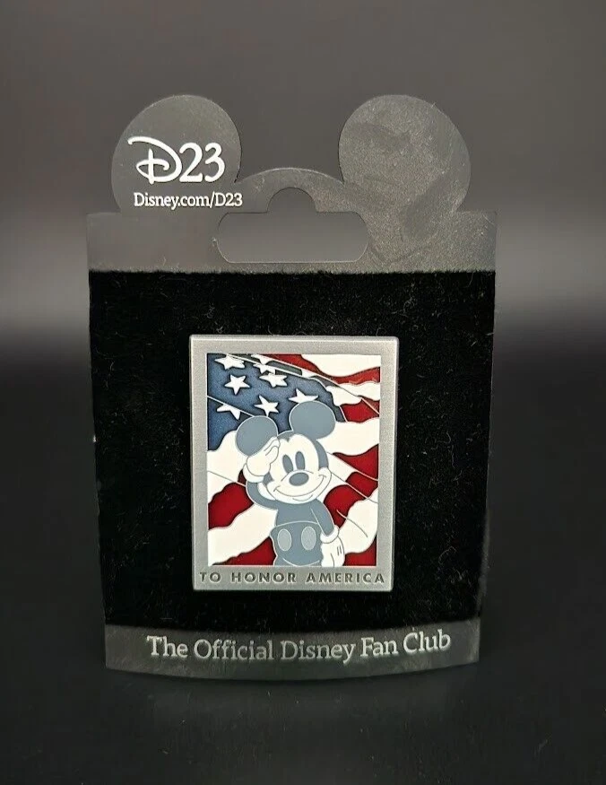 Disney D23 Para Honrar América LE Pin Mickey Mouse y Bandera Foto 1 de 1