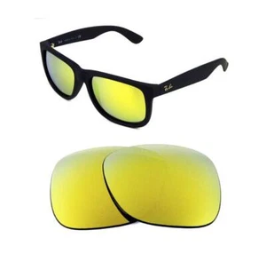 NEW POLARIZED REPLACEMENT 24K GOLD LENS FFITR RAY BAN RB4264 58mm SUNGLASSES - Picture 1 of 5