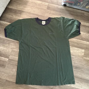 Camicia Vintage No Fear Taglia L Verde Punto Singolo Suoneria Made In Usa - Foto 1 di 10