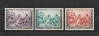 LAOS 1954 LOT OF 3 JUBILEE KING SISAVANF VONG MNH PERF