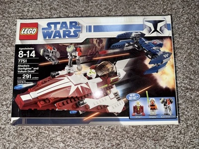 LEGO Star Wars: Ahsoka's Starfighter and Vulture Droid 7751 новый в коробке полочная одежда - Изображение 1 из 4