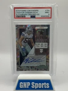 2020 Panini Contenders Leighton Vander Esch Auto Cracked - Ice #154 (AU,RC) - Picture 1 of 1