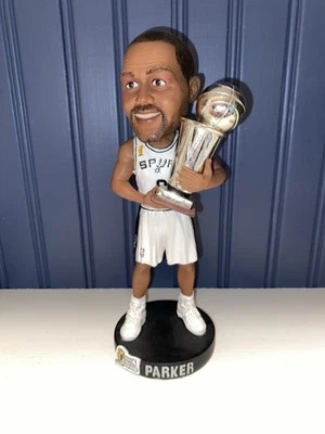 Tony Parker  Nba World Championship 2003 Bobblehead San Antonio Spurs Nodder - Image 1 of 3