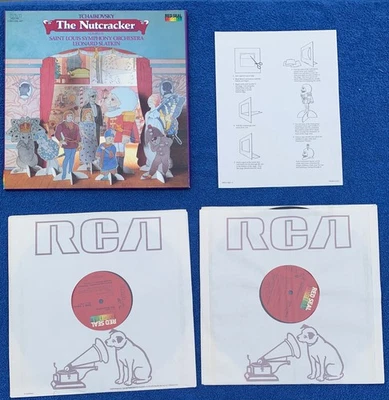 Tchaikovsky The Nutcracker Slatkin St Louis Symphony 1985 Vinyl 2LP NM Condition - Image 1 of 2