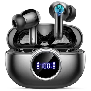 Wireless Earbuds, 2025 Bluetooth 5.4 Headphones Hi-Fi Stereo 3D Bass Ear Buds... - Picture 1 of 7