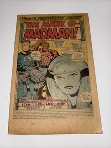 Fantastic Four 82 Inhumans Maximus Crystal 1st Zorr Stan Lee Jack Kirby 1969 LLAVE - Imagen 1 de 8