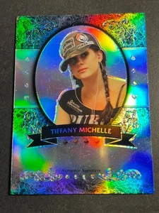 2011 Leaf REFRACTOR POKER PROOF MISSING AUTO & # Tiffany Michelle - Picture 1 of 2