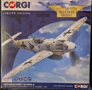 Corgi Aviation AA27101 Messerschmitt BF 109G-6 Erich Hartmann, Hungary 1945 - Picture 1 of 4