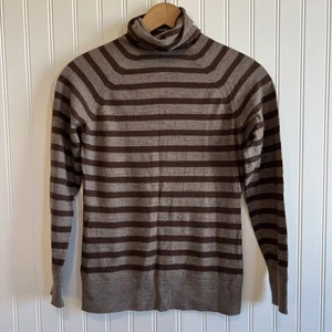 John Smedley One sweater women’s striped Marino wool extra small flawed - Picture 1 of 8
