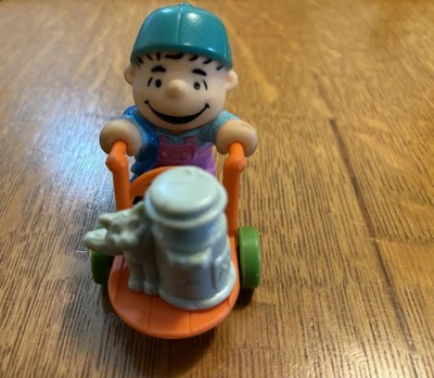 Carro de linus y leche McDonald's Happy Meal 1989 vintage jardín granja Foto 1 de 3