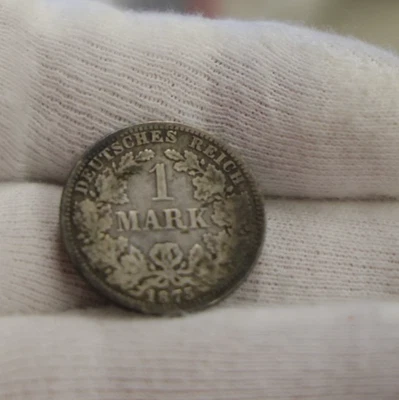 1875 A German 1 Mark Silver Coin - Image 1 of 2