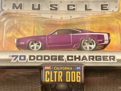 Dodge Charger Jada Dub City BigTime Muscle '70 2004 1:64 nuevo púrpura Foto 1 de 3