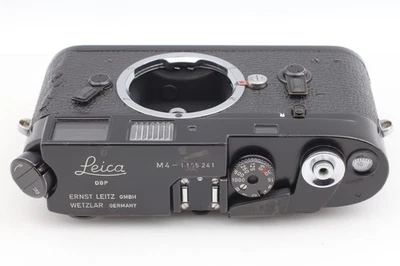 Rare S/N 118xxxx [Near MINT] Leica M4 Black Paint Film Camera 1968 From JAPAN - Image 1 of 4