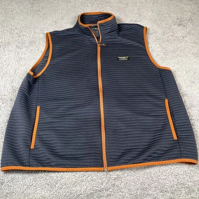 Chaleco acanalado L.L Bean Airlight para hombre ligeramente ajustado XL azul regular Foto 1 de 4