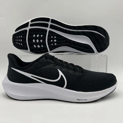 Mens Size 11.5 Nike Air Zoom Pegasus 39 Black Grey Running Shoes  DH4071 001 - Image 1 of 4