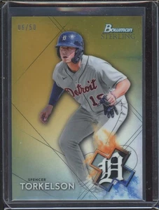 2021 Bowman Sterling Prospects Gold Refractor #BSP-19 Spencer Torkelson 6/50 - Bild 1 von 2