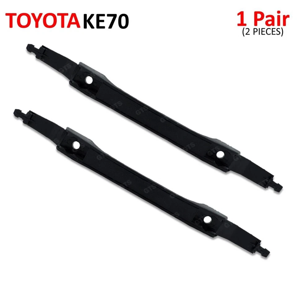 2X Manija de puerta de tracción con empuñadura interior negra para Toyota Corolla KE70 sedán 1981-1984 Foto 1 de 4