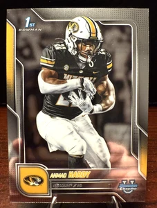 Ahmad Hardy 1st Bowman Card-2025 Bowman U Chrome Missouri Tigers NCAA Mizzou - Picture 1 of 2