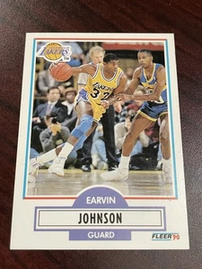 1990 Fleer Basketball Card Earvin Magic Johnson #93 - Picture 1 of 3