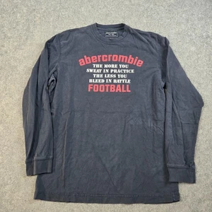 Vtg Abercrombie And Fitch Youth XL Long Sleeve Shirt Football Jersey Y2K - Picture 1 of 7