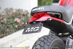 Eliminador de guardabarros cola ordenada Ducati Scrambler Icon Urban Enduro 15-22 + luz LED - Imagen 1 de 1