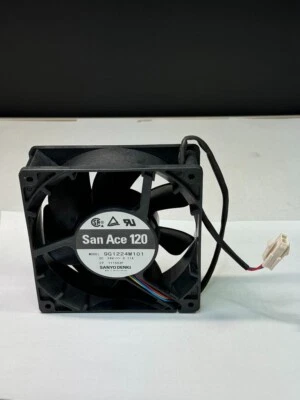 Sanyo Denki 9G1224M101 San Ace 120 24V 0.11A Brushless Fans 2-PIN Conversion - Image 1 of 4