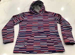 UNDER ARMOUR STORM Hoodie Sz Youth YXL Girls Blue & Pink & White Pullover EUC - Picture 1 of 7