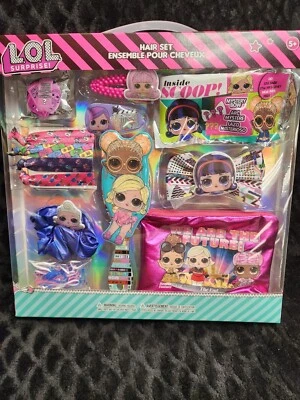 New LOL Surprise Hair Set with Brush, scrunchies and more - Image 1 of 4