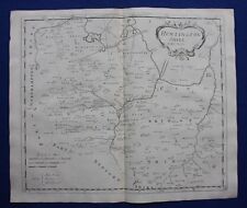 HUNTINGDONSHIRE original antique map from CAMDEN'S BRITANNIA, R. Morden, 1722