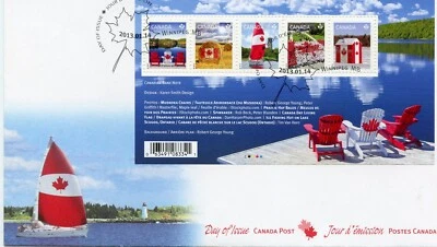 (7420) STAMPS CANADA  #2611 USED SOUV. SHEET (CV c$8.30) - Image 1 of 2