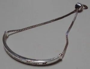 Harry Potter After All This Time Always Brass Lariat Bracelet Boxed (B9) - Picture 1 of 8