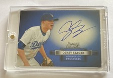 2012 Corey Seager Bowman Sterling Prospect Autograph RC, BSAP-CS, 2 Time W￼S MVP