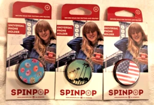3 SPIN POP UNIVERSAL HANDYHALTER Griff Halterung Ständer NEU - Bild 1 von 5