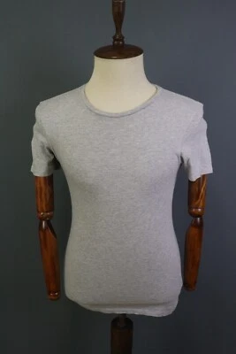 Camiseta Lacoste Gris Manga Corta Cuello Redondo Ropa Activa Capa Base Talla S Foto 1 de 4