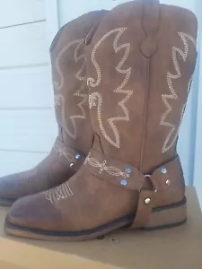 Shesole Premium Women's Boots Leather Sz 42/ sz 10.5 to sz 11 Brown Riding Boot - Picture 1 of 23