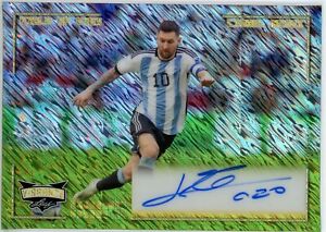 2023 VIBRANCE LIONEL MESSI #FVLM1 FIELD OF VIEW AUTO GOLD SHIMMER 1 OF 1