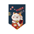 Lucky Cat Pennant Comfortable Touch Widely Use Kids Room Living Room Lucky Cat