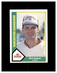 1990 CMC Rich Amaral #13 VANCOUVER CANADIANS
