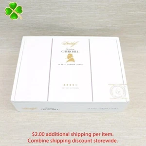 Caja de cigarros de madera vacía Winston Churchill Petit Corona 7" x 5" x 1,75" - Imagen 1 de 12