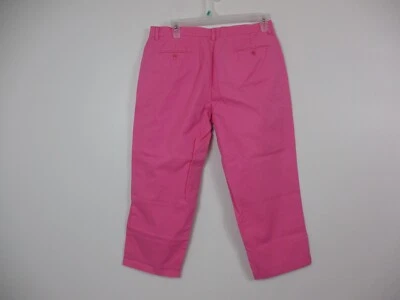 Ralph Lauren Pants Womens 10 Pink Capri Chino Cotton Preppy Casual Ladies 31x21 - Image 1 of 4