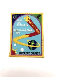 VTG 1994 Boy Scout Buckeye Council Keep The Scouting In Scouting SOR Patch - Picture 1 of 3