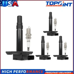 4*Bobinas de encendido y 4*Bujía de iridio para Audi A4 97-2000 Audi TT 00-2001 1,8 L - Imagen 1 de 11
