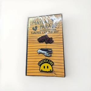MAYDAY PARADE Forever Emo Pin Set - 3 Piece Set - Excellent Condition - Picture 1 of 6