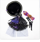 Tenues de poupée costume d'Halloween robe + chapeau + chaussures mignonnes + bas pour poupée blythe 12"
